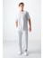 Taş Pamuklu Kalın Yumuşak Dokulu Oversize Fit Basic Erkek T-Shirt - 88378 4