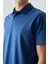 Parlament Pamuklu Kalın Yumuşak Dokulu Polo Yaka Oversize Fit Basic Erkek T- Shirt - 88381 2