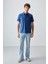 Parlament Pamuklu Kalın Yumuşak Dokulu Polo Yaka Oversize Fit Basic Erkek T- Shirt - 88381 3