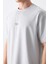 Taş Pamuklu Kalın Yumuşak Dokulu Oversize Fit Baskılı Erkek T-Shirt - 88373 3