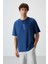 Parlament %100 Pamuk Kalın Yumuşak Dokulu Oversize Fit Baskılı Erkek T-Shirt - 88360 1