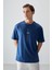 Parlament Pamuklu Kalın Yumuşak Dokulu Oversize Fit Baskılı Erkek T-Shirt - 88373 1