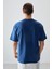 Parlament Pamuklu Kalın Yumuşak Dokulu Oversize Fit Baskılı Erkek T-Shirt - 88373 5