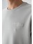 Taş Pamuklu Kalın Yumuşak Dokulu Oversize Fit Nakışlı Erkek Eşofman Takım - 85252 3