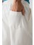 Ekru Pamuklu Kalın Yumuşak Dokulu Comfort Fit Basic Erkek Şort - 81274 4