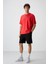 Fiesta Pamuklu Kalın Yüzeyi Dokulu Oversize Fit Baskılı Erkek T-Shirt - 88371 3