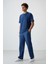 Parlament Waffle İnterlok Yüzeyi Dokulu Oversize Fit Basic Erkek T-Shirt - 88380 2