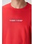 Fiesta Pamuklu Kalın Yüzeyi Dokulu Oversize Fit Baskılı Erkek T-Shirt - 88372 3