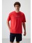 Fiesta Pamuklu Kalın Yüzeyi Dokulu Oversize Fit Baskılı Erkek T-Shirt - 88372 4