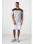 Gri Polyester Nefes Alan Dokulu İnce Esnek Standart Fit Erkek Performans T-Shirt - 88386 2