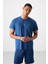 Parlament Polyester Nefes Alan Dokulu İnce Esnek Standart Fit Erkek Performans T-Shirt - 88387 5
