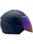 Aırflow 2 Mat Navy Mavi Kask Gökkuşağı Cam 2