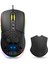 WRP-O12800-B 12800 Dpi Wide Rgb Özel Abs Doku Reflex Örgü Kablolu Siyah Gaming Mouse 1