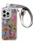 iPhone 15 Pro Max Için Kılıf Desenli Glitter Tpu Telefon Kılıfı, Crossbody Ipli-Çok Renkli (Yurt Dışından) 1