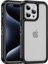 iPhone 15 Pro Kılıf Tpu+Pc Düşmeye Karşı Koruyucu Telefon Kılıfı-Siyah+Şeffaf (Yurt Dışından) 1