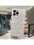 iPhone 15 Pro Kılıf Kaymaz Eşkenar Dörtgen Izgara Tpu Skin-Touch Telefon Kılıfı-Beyaz (Yurt Dışından) 1