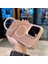 iPhone 12/12 Pro Kılıf Petek Dokulu Pc+Tpu Manyetik Kapak ve Kickstand-Pembe (Yurt Dışından) 1
