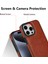 iPhone 14 Pro Max Için Kılıf Kart Yuvası Düşmeyi Önleyici Pu+Tpu Telefon Koruyucu-Kahverengi (Yurt Dışından) 4