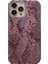 iPhone 14 Pro Max Için Kılıf Lake Yılan Dokulu Çizilmez Pu Deri+Pc Telefon Kapağı-Şarap Kırmızısı (Yurt Dışından) 1