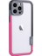 iPhone 15 Pro Max Için Çizilmez Kılıf Çift Renkli Çerçeve Pc+Tpu Telefon Kapağı-Gül+Gri (Yurt Dışından) 1