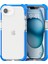 iPhone SE(2024) Için Kılıf 3'ü 1 Arada Düşmeye Tpu+Tpe+Akrilik Telefon Kılıfı-Mavi+Şeffaf (Yurt Dışından) 4