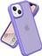 iPhone 14 Plus Kılıf Tpu+Pc Cilt Dostu Dokunmatik Mat Telefon Kılıfı-Açık Mor (Yurt Dışından) 1
