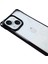 iPhone 14 Plus Kılıf Dört Köşe Korumalı Şeffaf Tpu Telefon Kılıfı Ince Kordonlu-Siyah (Yurt Dışından) 3