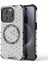 iPhone 15 Pro Için Manyetik Kılıf Petek Dokulu Tpu+Pc Düşmeyi Önleyici Telefon Kapağı-Şeffaf (Yurt Dışından) 1