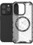 iPhone 15 Pro Için Manyetik Kılıf Petek Dokulu Tpu+Pc Düşmeyi Önleyici Telefon Kapağı-Şeffaf (Yurt Dışından) 4