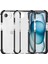 iPhone SE(2024) Için Kılıf 3'ü 1 Arada Düşmeye Tpu+Tpe+Akrilik Telefon Kılıfı-Siyah+Şeffaf (Yurt Dışından) 1