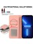 iPhone 13 Pro Için Cüzdan Kılıf Rfıd Engelleme Ekleme Renkli Deri Telefon Kapağı-Pembe (Yurt Dışından) 5