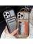 iPhone 15 Pro Max Için Kılıf Parıltılı Esnek Tpu Arka Telefon Kapağı Kart Yuvalı-Gümüş (Yurt Dışından) 3