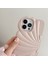 iPhone 13 Pro Için Kılıf Deniz Kabuğu Şekilli Parlak Tpu Telefon Kılıfı, Bileklik Zinciri-Pembe (Yurt Dışından) 2