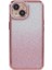 iPhone 15 Plus Için Tpu Kılıf Parlak Yapay Elmas Degrade Parıltılı Telefon Arka Kapak-Gül Altın (Yurt Dışından) 1
