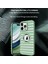 iPhone 15 Pro Için Manyetik Kılıf Sert Pc Isı Dağıtımı Logosu Telefon Kapağını Görüntüle-Yeşil (Yurt Dışından) 4