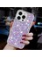 iPhone 13 Pro Max Sparkle Epoksi Cep Telefonu Tpu Kapak-Mor Arka Kabuk (Yurt Dışından) 5