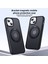 iPhone 13/14 Için Manyetik Kılıf Halkası Kickstand Pc+Tpu Telefon Kapağı-Mat Siyah (Yurt Dışından) 3