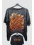 Oversize Naruto Kurama Ex2 Sırt Baskılı Yıkamalı T-Shirt, Unisex Anime Baskılı Vintage Tişört 1