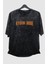 Oversize Naruto Kurama Ex2 Sırt Baskılı Yıkamalı T-Shirt, Unisex Anime Baskılı Vintage Tişört 3