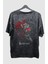 Oversize Death Note Sırt Baskılı Yıkamalı T-Shirt, Anime Baskılı Vintage Tişört 2