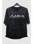 Oversize Black Clover Asta V4 Sırt Baskılı Yıkamalı T-Shirt, Anime Baskılı Eskitme Tişört 3