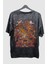 Oversize One Piece Roger Vs White Beard Sırt Baskılı Yıkamalı T-Shirt, Unisex Anime Eskitme Tişört 2
