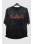 Oversize One Piece Roger Vs White Beard Sırt Baskılı Yıkamalı T-Shirt, Unisex Anime Eskitme Tişört 3