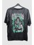 Oversize Bleach Ulquiorra Schiffer Sırt Baskılı Yıkamalı T-Shirt, Unisex Anime Eskitme Tişört 2