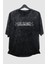 Oversize Bleach Ulquiorra Schiffer Sırt Baskılı Yıkamalı T-Shirt, Unisex Anime Eskitme Tişört 3
