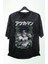 Oversize Aot Levi Baskılı Yıkamalı T-Shirt, Anime Baskılı Vintage Tişört 1