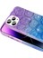 Appfube iPhone 14 Pro Max Uyumlu App Kılıf Simli 3D Desenli Zore Hacar Kapak-Pembe-Mavi 2