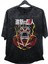 Oversize Attack On Titan Giant Baskılı Yıkamalı T-Shirt, Anime Baskılı Retro Tişört 1