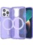Appfube iPhone 14 Pro Max Uyumlu App Kılıf Magsafe Şarj Özellikli Parlayan Simli Saydam Renkli Zore Allstar 1