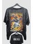 Oversize One Piece Sabo V2 Sırt Baskılı Yıkamalı T-Shirt, Unisex Anime Baskılı Retro Tişört 1